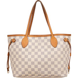 Louis Vuitton Monogram Damier Azur Neverfull PM Shoulder Bag