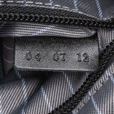 Ermenegildo Zegna Black Pebbled Leather Messenger Crossbody Bag
