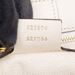Gucci Monogram GG Canvas Horsebit Tote Shoulder Bag - vintageandkickz