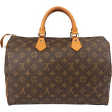 Louis Vuitton Monogram Canvas Speedy 35 Handbag