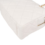 Chanel Quilted Lambskin CC Chanel19 Top Handle Bowling Handbag