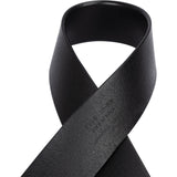 Salvatore Ferragamo Black Leather Gancini Belt (100)