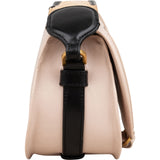 Chloé Bicolor Leather Marcie Saddle Crossbody Bag