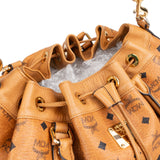 MCM Monogram Visetos Essential Hobo Drawstring Handbag