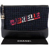Chanel Tweed & Leather Gabrielle Clutch Bag