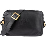 Loewe Black Leather Anagram Crossbody Bag