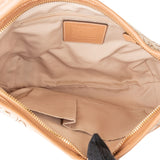 Coach Monogram Signature Pleated Hobo Shoulder Bag
