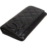 Chanel Quilted Lambskin CC Cambon Ligne Wallet