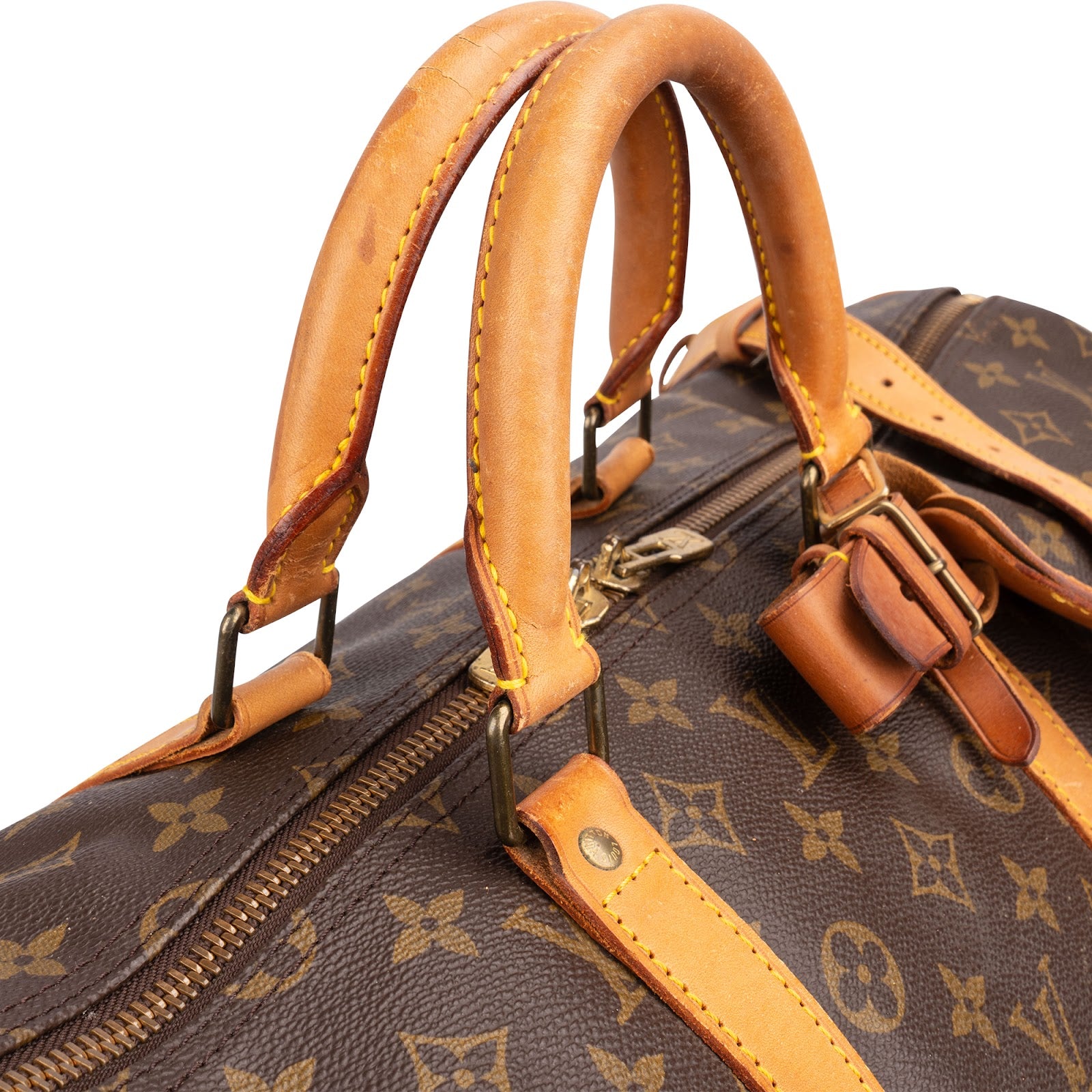 Louis Vuitton Monogram Canvas Keepall 55 Bandoulière Travel Bag