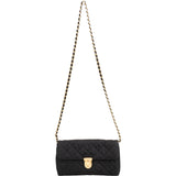 Prada Quilted Tessuto Nylon Chain Single Flap Crossbody Bag