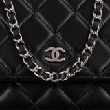 Chanel Quilted Lambskin Wallet On Chain Crossbody Bag