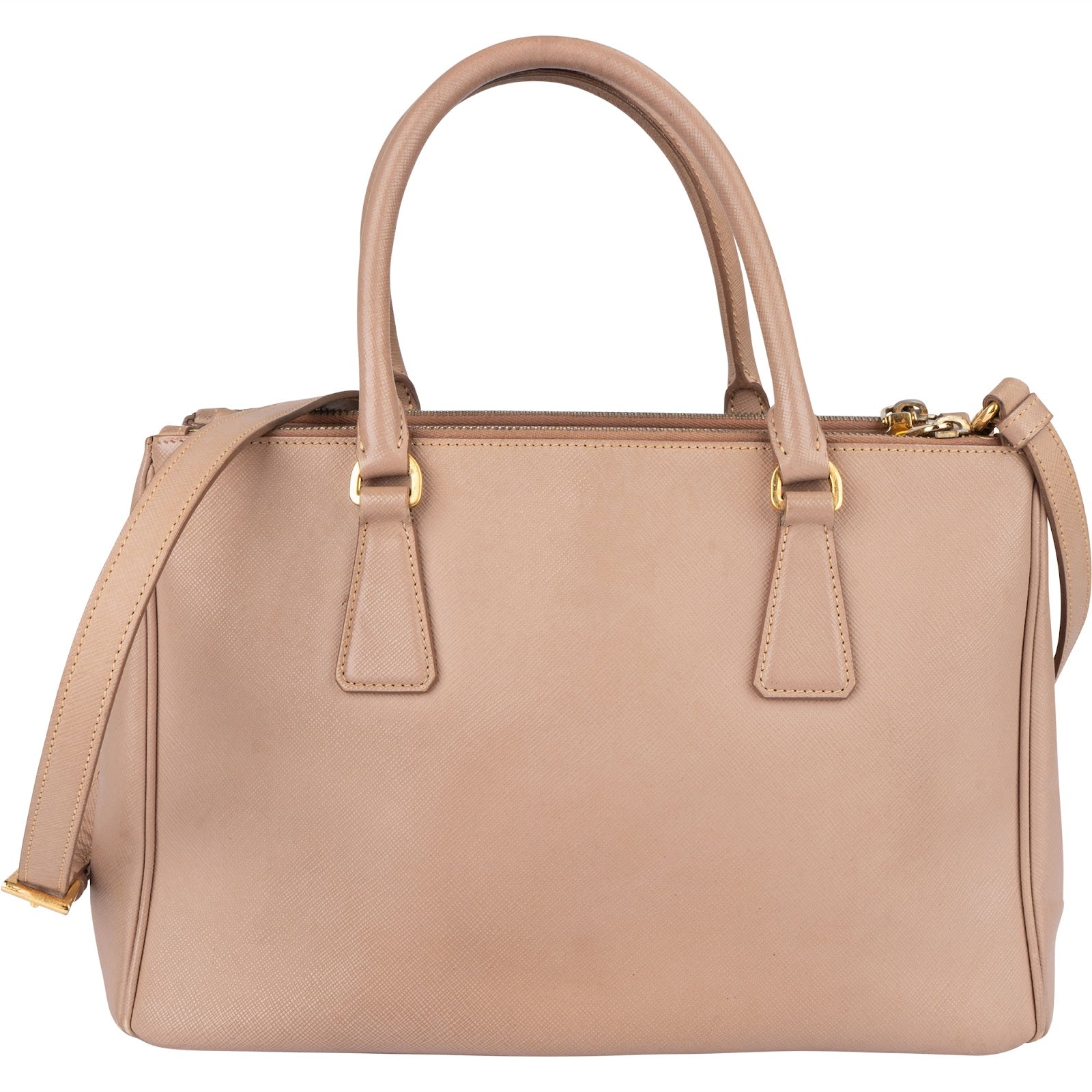 Prada Saffiano Leather Lux Galleria Handbag - vintageandkickz