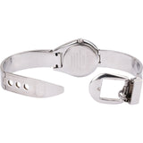 Gucci Silver Tone Teardrop Belt Lock Bangle 6700L Woman Watch