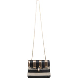 Bulgari Striped Leather Serpenti Forever Crossbody Bag