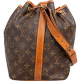 Louis Vuitton Monogram Canvas Sac Noé Petit Shoulder Bag