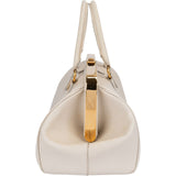 Prada Saffiano Lux Leather Frame Boston Handbag