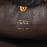 Fendi Suede Peekaboo Handbag
