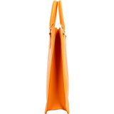 Louis Vuitton Orange Epi Leather Sac Plat Handbag