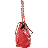 Valentino Garavani Leather Rockstud Small Shopper Handbag