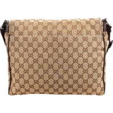 Gucci Monogram GG Canvas Messenger Crossbody Bag