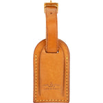 [🔄️B10 / F57] Louis Vuitton Vachetta Leather Luggage Tag - vintageandkickz