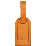 [🔄️B10 / F57] Louis Vuitton Vachetta Leather Luggage Tag - vintageandkickz