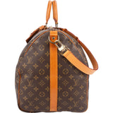 Louis Vuitton Monogram Canvas Keepall 55 Bandoulière Travel Bag