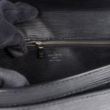 Louis Vuitton Noir Epi Leather Sellier Dragonne Pochette Clutch