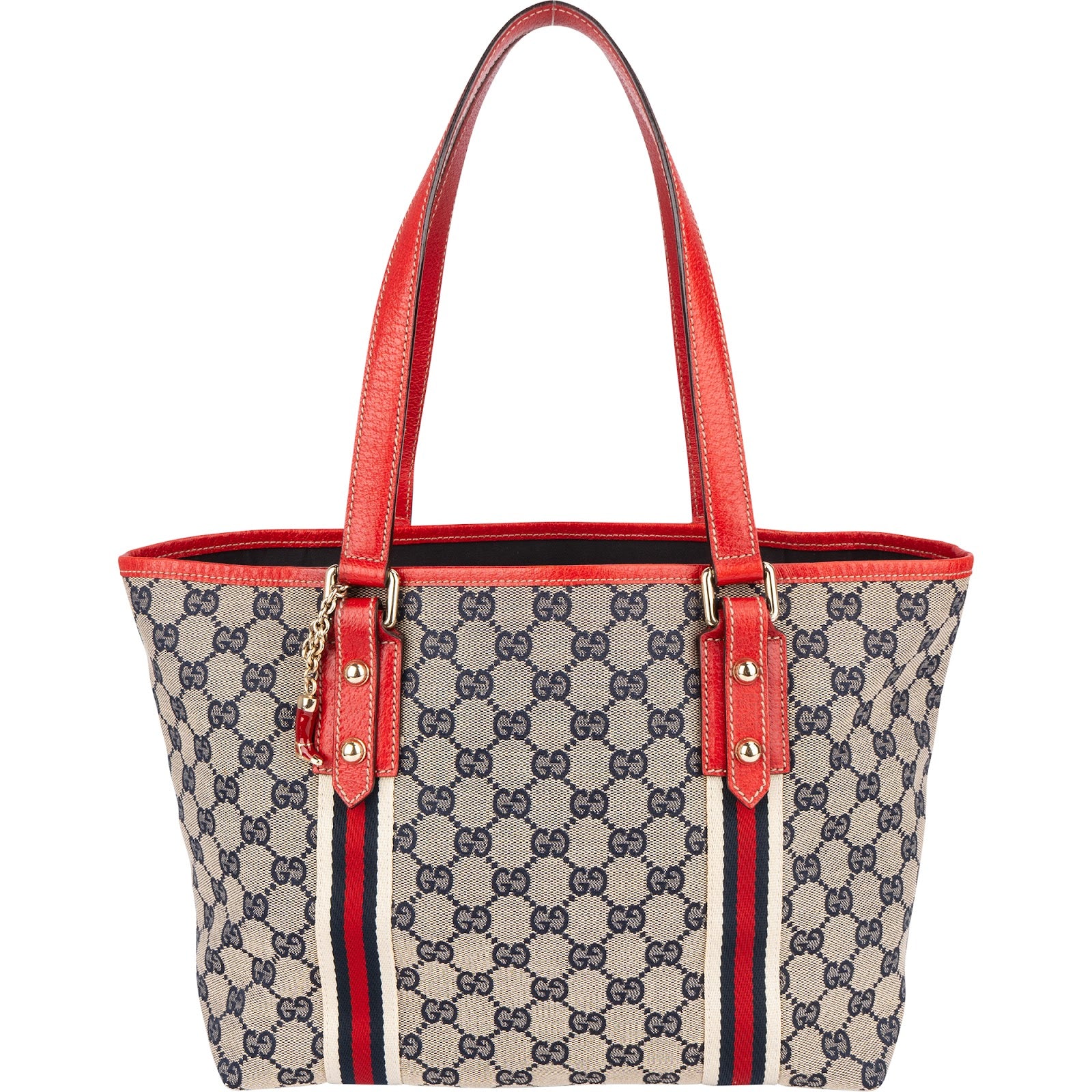 Gucci Monogram GG Jolicoeur Handbag - vintageandkickz