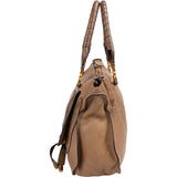 Chloé Grained Calfskin Marcie Medium Satchel Handbag