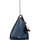 Céline Tricolor Leather and Suede Large Trapeze Handbag