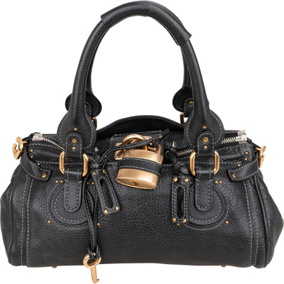 Chloé Grained Leather Paddington Handbag