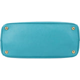 Prada Turquoise Saffiano Leather Galleria Handbag