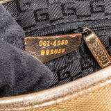 Gucci Golden Fabric Bamboo Jackie Shoulder Bag