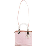 Christian Dior Nylon Cannage Transparent  Lady Dior Handbag
