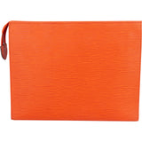 Louis Vuitton Orange Epi Leather Poche Toilette 26 Clutch