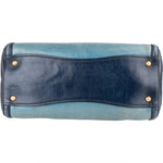 Miu Miu Vitello Lux Bicolor Bauletto Handbag - vintageandkickz