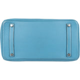 Hermès Blue Jean Togo Leather Birkin 35 Handbag