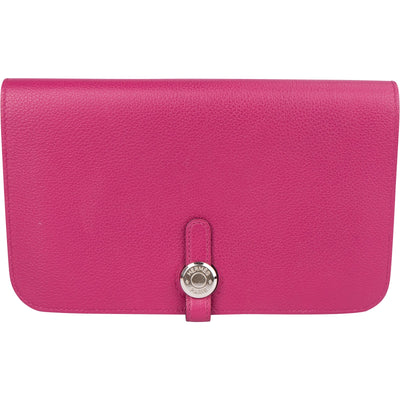 Hermès Epsom Leather Dogon Duo Wallet - vintageandkickz