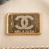 Chanel Quilted Lambskin CC Chanel19 Top Handle Bowling Handbag