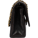 Chanel Quilted Lambskin 24K Gold Medium Double Flap Shoulder Bag
