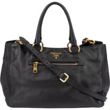 Prada Black Nappa Leather Tote Handbag