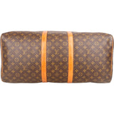 Louis Vuitton Monogram Canvas Keepall 55 Travel Bag