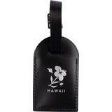 Louis Vuitton Noir Leather Hawaii Stitch Luggage Tag (S.S)