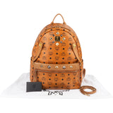 MCM Monogram Visetos  Studded 2 in 1 Bag Backpack