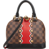 Louis Vuitton Limited Monogram Damier Ebene Karakoram Alma BB Crossbody Bag Handbag