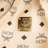 MCM Monogram Visetos Satchel Tote Shoulder Bag