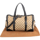 Gucci Monogram GG Canvas Boston Handbag