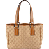 Gucci Monogram GG Canvas and Perforated Leather Small Handbag