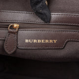 Burberry Nova-Check Monogram Tote Handbag